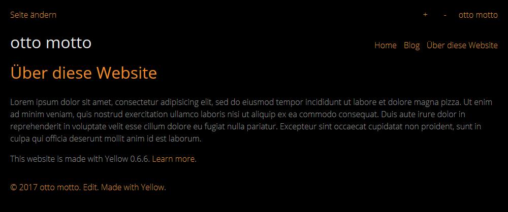 Seite nach Anpassungen